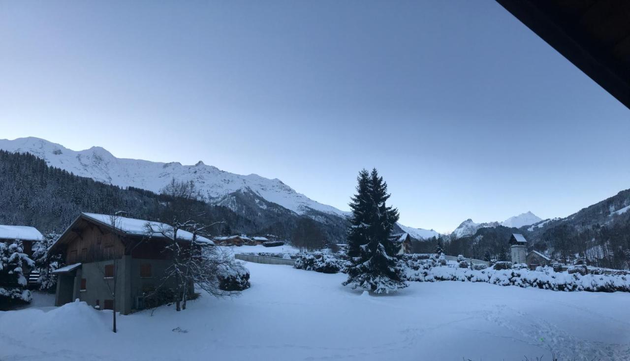 Bel appartement au décor Montagnard - 80m2 Les Contamines-Montjoie Exterior foto