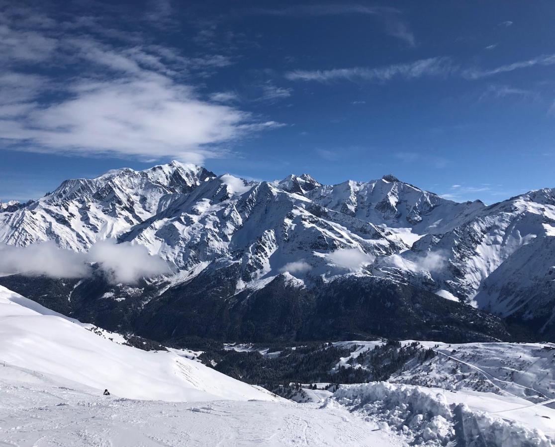Bel appartement au décor Montagnard - 80m2 Les Contamines-Montjoie Exterior foto